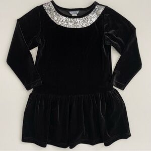 Hartstrings Little Girls Velvet Dress Size 4